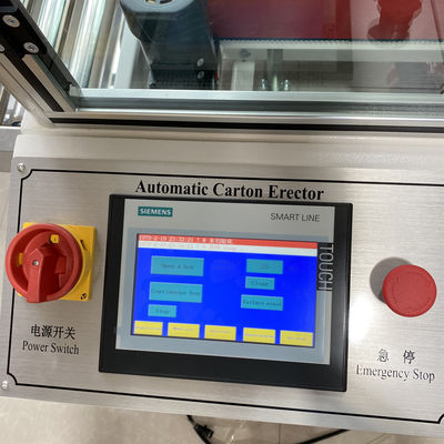 Automatic Pneumatic Box Bottom Case Erecting Machine for Corrugated Carton Packaging
