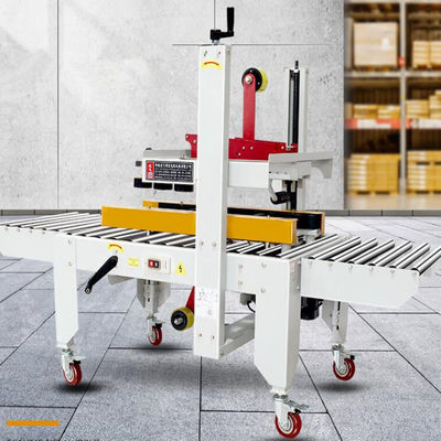 1830*670*1230mm Semi Automatic Left and Right Drive Belt Carton Tape Sealing Machine