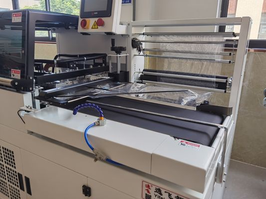 450L Automatic L Type Sealing Shrink Luggage Wrapping Machine for Customer Requirements
