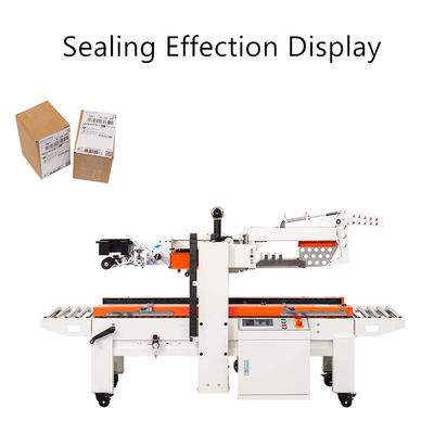 Work Table 600-700mm Flaps Folding Carton Sealing Machine with 28m/min Sealing Speed