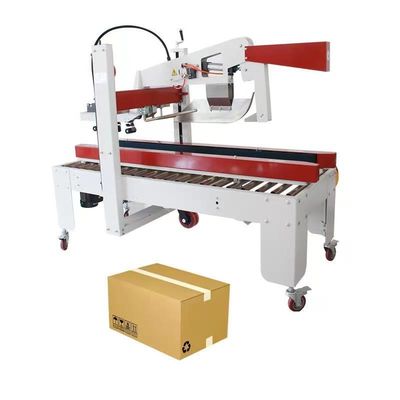 Paper Packaging Fully Automatic Cardboard Box Erector Flaps Fold Robot Palletizer PLC