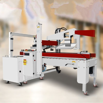 Semi Automatic Tape Sealing Cardboard Carton Closing Machine for 150-500mm Boxes