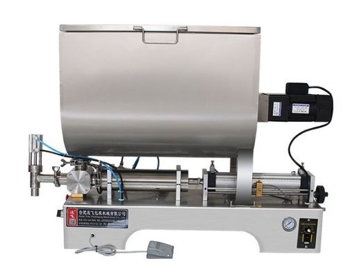 Electric Driven U Type Mixing Tomato Pizza Crust Filling Capping Machine with 80L Bag