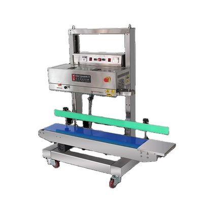 Convey Loading 20kg Continuous Automatic Vertical Band Sealer for Stand Up Pouch Bags