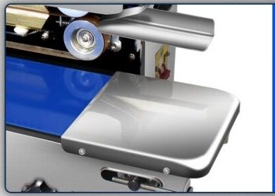 Food Bag Heat Band Sealer with Continuous Horizontal Printing and 21kg Machine Weight