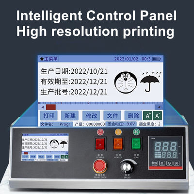 Chemical PM-1800 Automatic Continuous Band Plastic Bag Ink Coding Sealing Machine With Expiry Date Printer