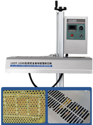 YF-2200 Automatic Continuous Induction Aluminum Foil Lid Sealing Machine for Packaging