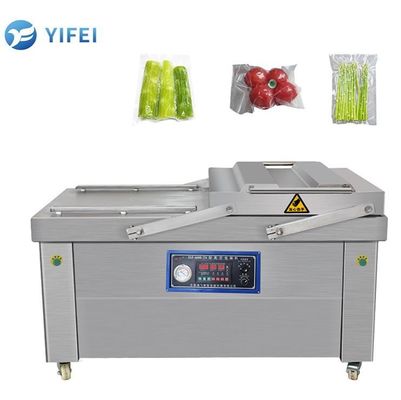 Vacuum Packing Machine Full 304Stainless Steel Double Flatbed Chamber Vacuum Sealer 2-Pump