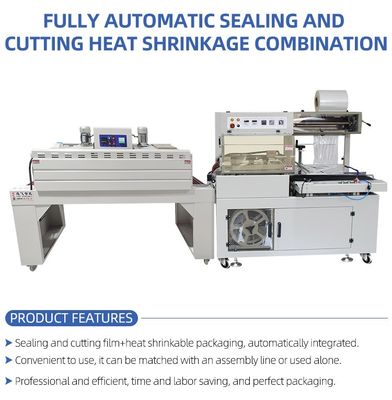 Polythene Sealing and Cutting L Bar Sealer with Advanced Thermal Heat Shrink Tunnel