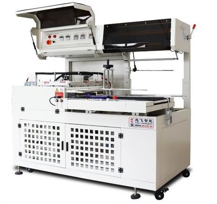 Electric Driven Automatic PE POF PVC Plastic Film Side Sealing And Cutting Machine With Heat Shrink Packaging Machine