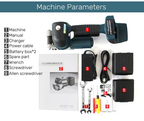 Convenient Semi Automatic Hand Strapping Tool for PET PP Tape Driven Type Electric