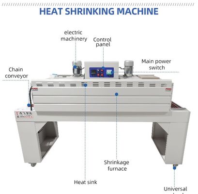 Plastic Packaging Material Advanced Heat Shrink Wrapping Tunnel Machine for Wrapping