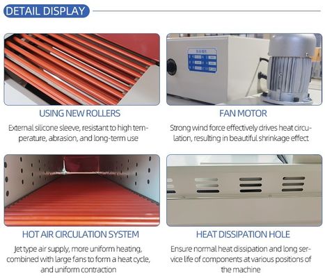 Plastic Packaging Material Advanced Heat Shrink Wrapping Tunnel Machine for Wrapping