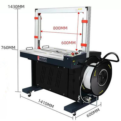 400W/3A Automatic Durable Bundle Tying Machine for Carton and Box PP Strapping