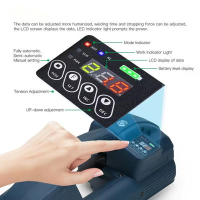 Electric Driven Automatic Strapping Wrapping Machine for 10-16MM PET PP Plastic Belt