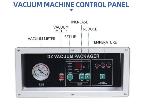 DZ-400 Commercial Double Flat Chamber Vacuum Packing Sealer for Building Material Shops