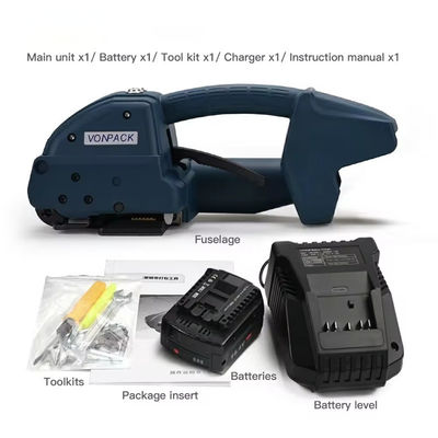 Portable Handheld PET/PP Polyester Brick Pallet Battery Strapping Tools for Strapping
