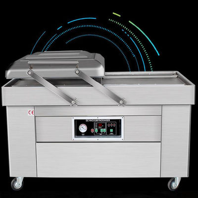 CE Certified Double Groove Chamber Vacuum Sealer for Food and Meat Packaging Machine