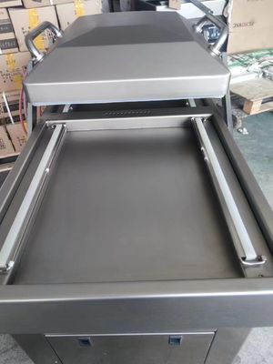 Double Groove Chambers Vacuum Packing Sealing Machine with Chamber Size 400*400*120mm