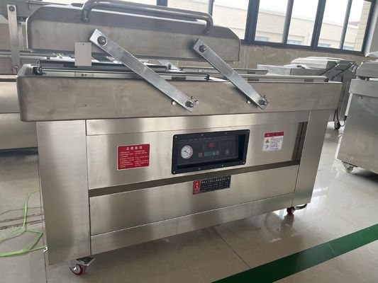 Double Groove Chambers Vacuum Packing Sealing Machine with Chamber Size 400*400*120mm