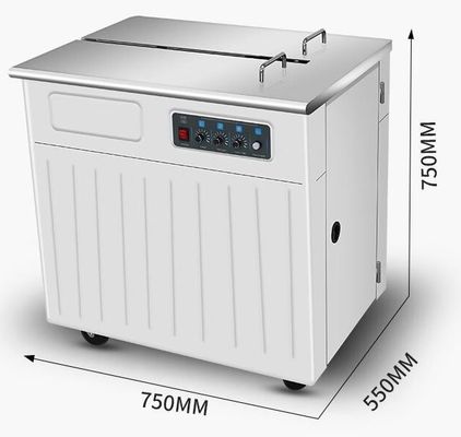 Easy to Operate High Low Table Semi Automatic Strapping Machine for PP Belt Carton Box