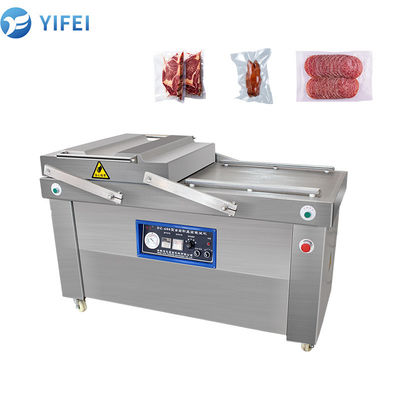 Automatic 304Stainless Steel Double Chambers Vacuum Packing Machine For Food