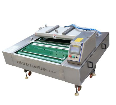 Belt Type Rolling Continuous Vacuum Packing Machine for Industrial Fruit and Meat Sealing