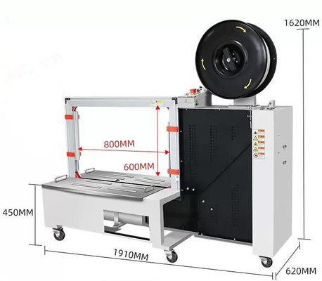 High Table Strapping Machine with Semi-automatic Grade and Max Loading up to 80Kg