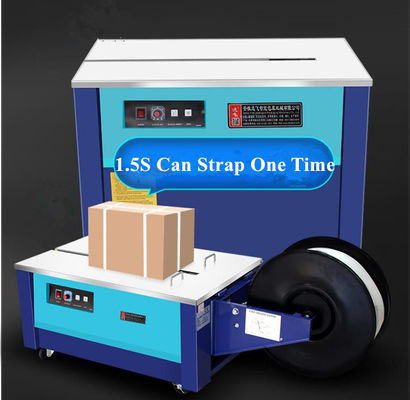 Paper Packaging Semi Automatic High Low Table PP Poly Strapping Machine With CE Certified
