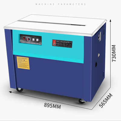 Paper Packaging Semi Automatic High Low Table PP Poly Strapping Machine With CE Certified
