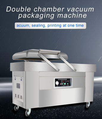 DZ-500/2S Double Flat Chamber Automatic Vaccum Sealer for Commercial Vacuum Packaging