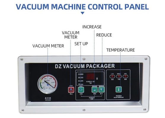DZ-500/2S Double Flat Chamber Automatic Vaccum Sealer for Commercial Vacuum Packaging