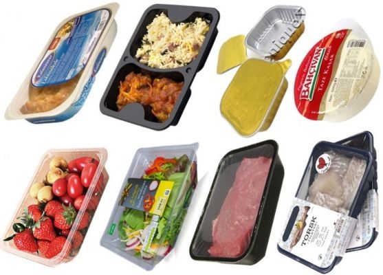 Versatile 380V/50HZ Automatic Vacuum Gas Flushing Sealer for Salad Vegetable Tray Map