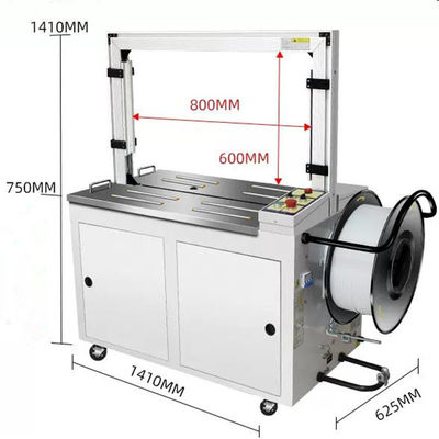 80Kg Max Loading Fully Auto Multifunction Baling Machine for PP Binding Strap Banding