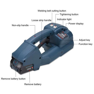 3200N Tensile Force PP PET Strapping Tool Electric Driven and User-Friendly Operation