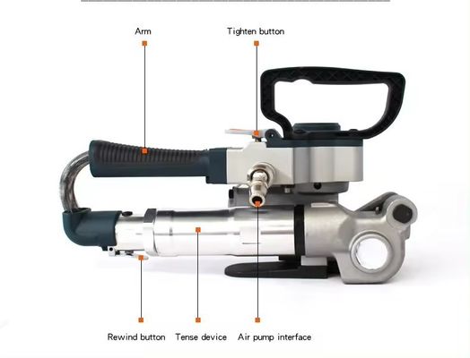 Advanced B19 Portable Pneumatic Strapping Tool for PP Tape and PET Plastic No Buckle