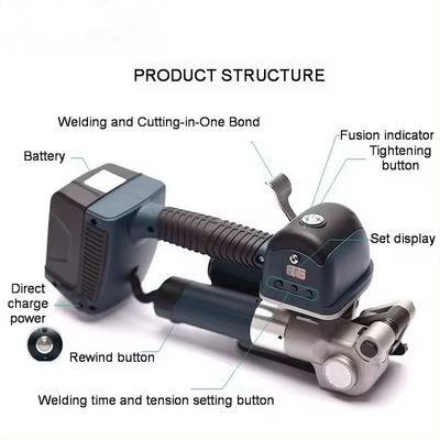 Easy to Handheld Battery Strapping Machine for Convenient and Fast Box Strapping