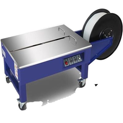 High Desk Low Table Semi-Automatic Strapping Machine for PP Belt and Paper Carton Packing