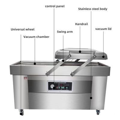 Floor Type Automatic Commercial Packing Sealer DZ-400/2S-P for Nut Peanut Soya Beans