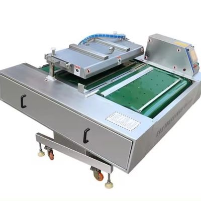 Electric Driven 1000 Double Strip Auto Bean Products And Wild Vegetables Continuous Vacuum Packing Machine