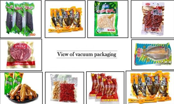 Double Chamber Vacuum Sealer for Animal Feed Chocolate Pickles Tenderloin Lamb Bread