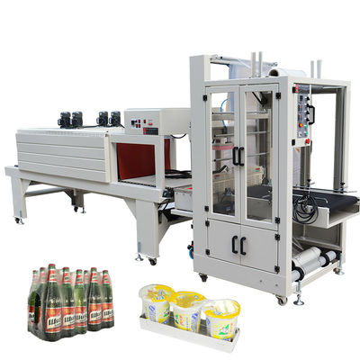 1400W Electric Water Bottles and Cans Film Packaging Shrink Wrap Machine