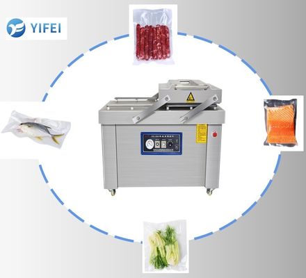 Double Chamber Whole Frozen Chicken Turkey Roast Duck Salted Duck Spiced Goose Vacuum Packaging Machine