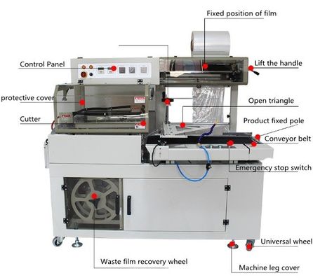 L Bar Industry For Automatic Sealing and Cutting Machine BF550 Packing Speed 15m/min