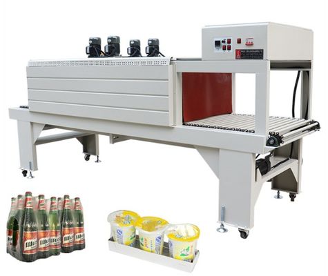 Applicable PE Film Heat Tunnel Shrink Wrapping Machine for Water Pet Bottle Packaging