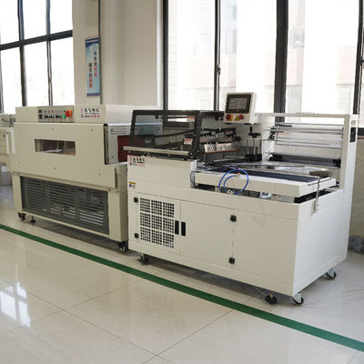 POF/PVC Film 450L 1350W L Bar Shrink Film Bag Wrapping Machine for Packaging Solutions