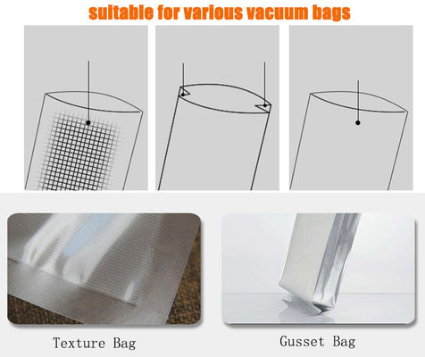 400mmx10mm Sealing Strip Size Vaccum Sealer for Plastic Bag Packaging Type Bags DZ-500