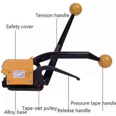 Effortless Carton Packaging with A333 Manual Sealless Strapping Tool No Buckle Needed