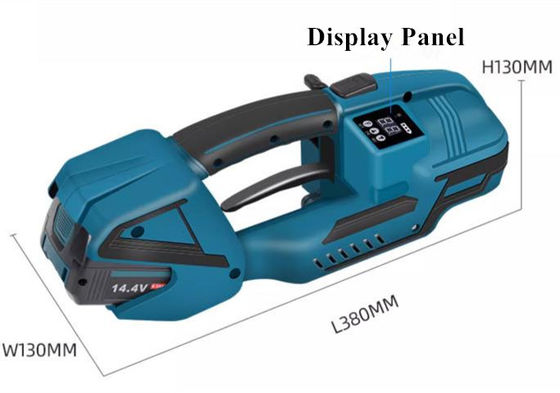400-3200N Pull Portable PET Strap Hand Strapping Machine with 14.4V 4A 57.6Wh Battery