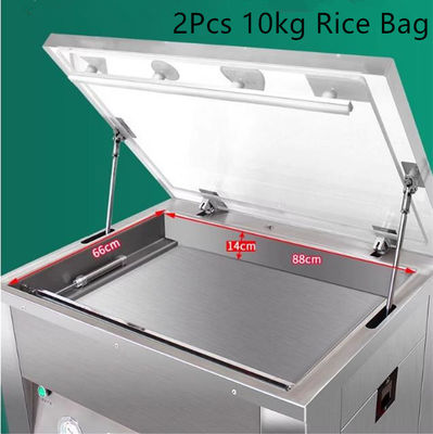 Customized CE Certification Automatic Double Sided Shape Vacuum Packaging Machine for 5KG/10KG Rice